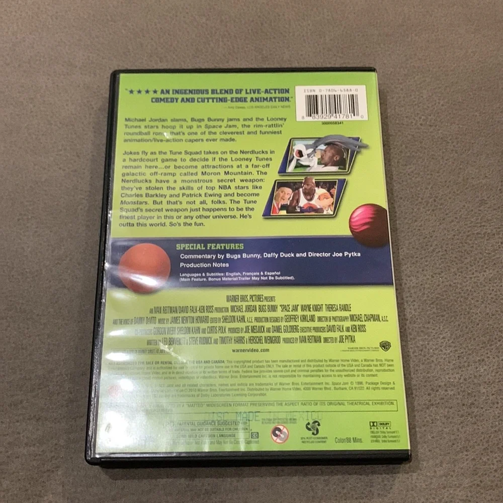 💥SOLD💥 Space Jam DVD - Picture 2 of 5